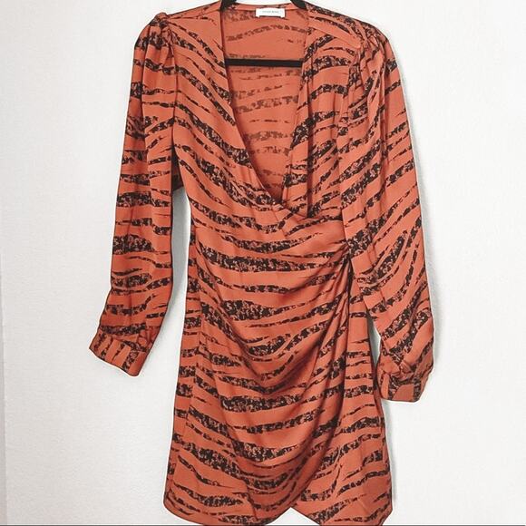 Anine Bing Silk Wrap Penelope Dress XS - Picture 5 of 7